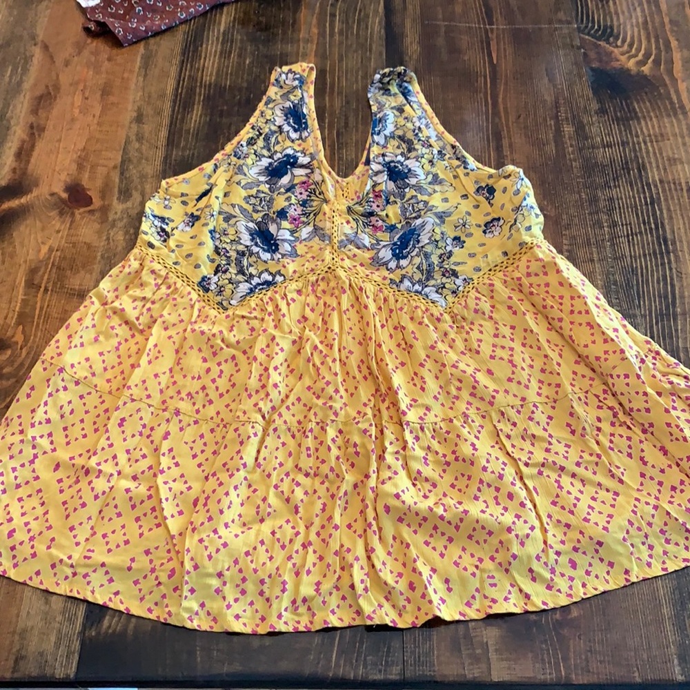 Blue Rain tank blouse